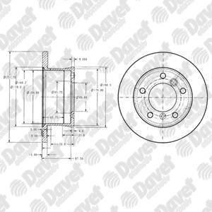DELPHI BG3237 Fren Diski Arka (5d 272mm) Sprinter Lt35 96-